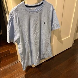 Nautica Men's Sky Blue Short Sleeve Tee
